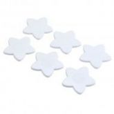 Estrela com 7x7 cm com 6 unidades